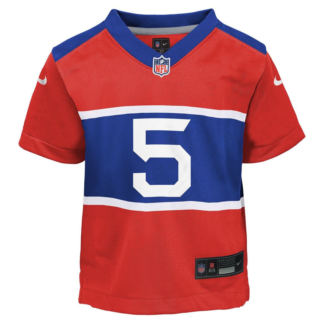 Kayvon Thibodeaux New York Giants Nike Toddler Alternate Player Game Jersey - Century Red Official NFL Team Apparel Football Fan Gear