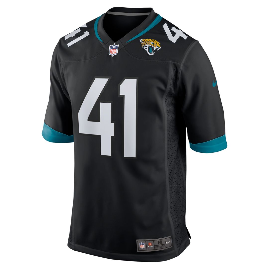 Josh Hines-Allen Jacksonville Jaguars Nike Alternate Game Jersey - Black Official NFL Team Apparel Football Fan Gear