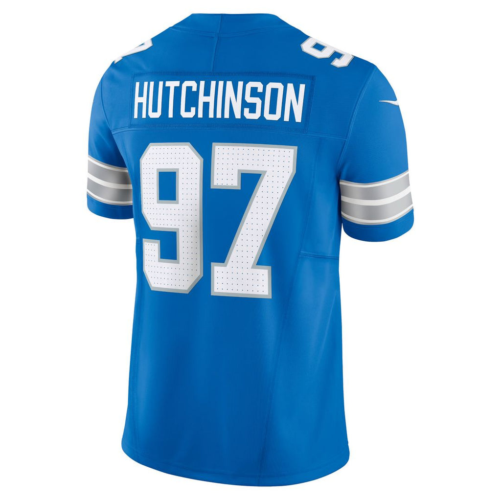 Aidan Hutchinson Detroit Lions Nike Team Vapor F.U.S.E. Limited Jersey - Blue Official NFL Team Apparel Football Fan Gear