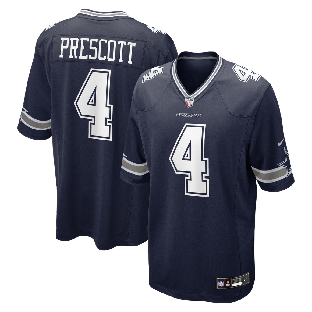 Dak Prescott Dallas Cowboys Nike Game Team Jersey - Navy Official NFL Team Apparel Football Fan Gear