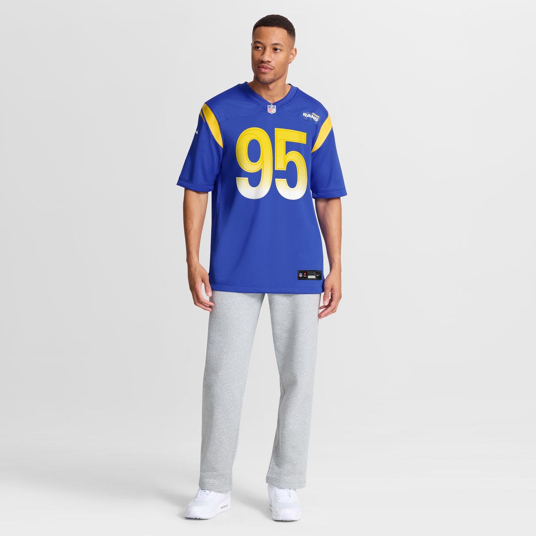 Poona Ford Los Angeles Rams Nike Team Game Jersey - Royal Official NFL Team Apparel Football Fan Gear