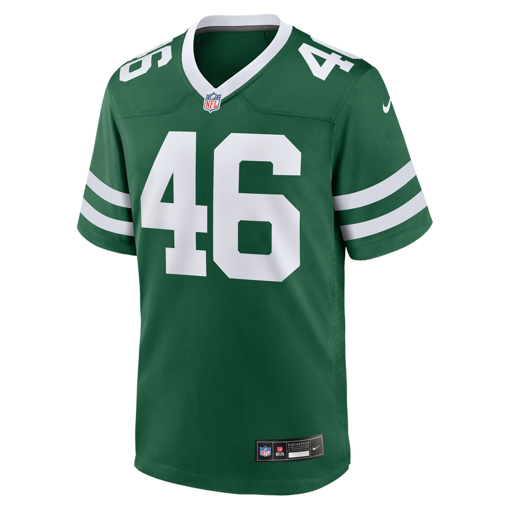 Joseph Ossai New York Jets Nike Team Game Jersey - Legacy Green Official NFL Team Apparel Football Fan Gear