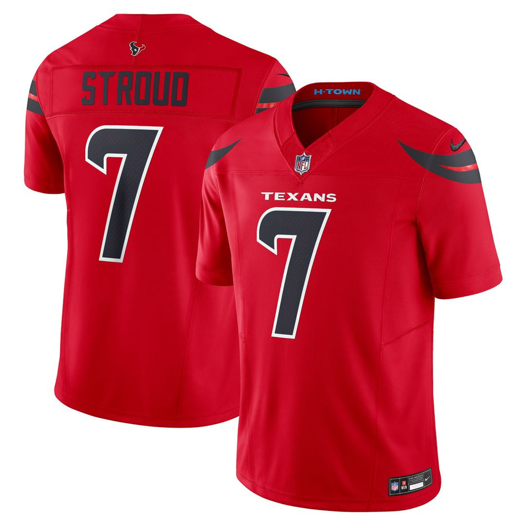 C.J. Stroud Houston Texans Nike Alternate Vapor F.U.S.E. Limited Jersey - Red Official NFL Team Apparel Football Fan Gear