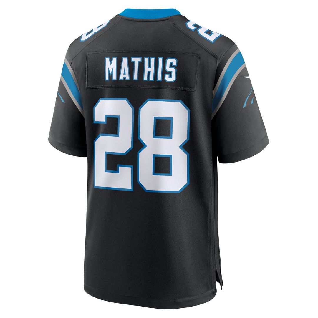Damarri Mathis Carolina Panthers Nike Team Game Jersey - Black Official NFL Team Apparel Football Fan Gear