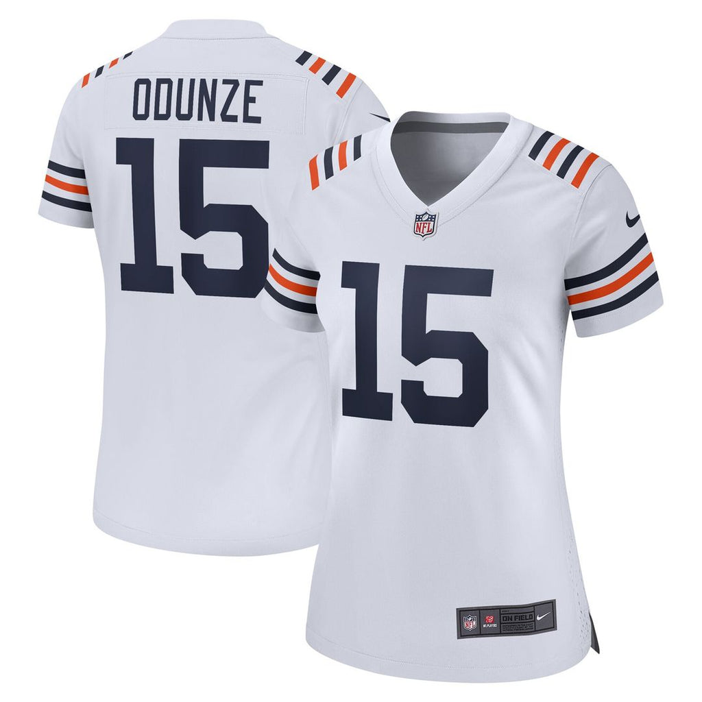 Rome Odunze Chicago Bears Nike Women's Alternate Game Jersey - White Official NFL Team Apparel Football Fan Gear