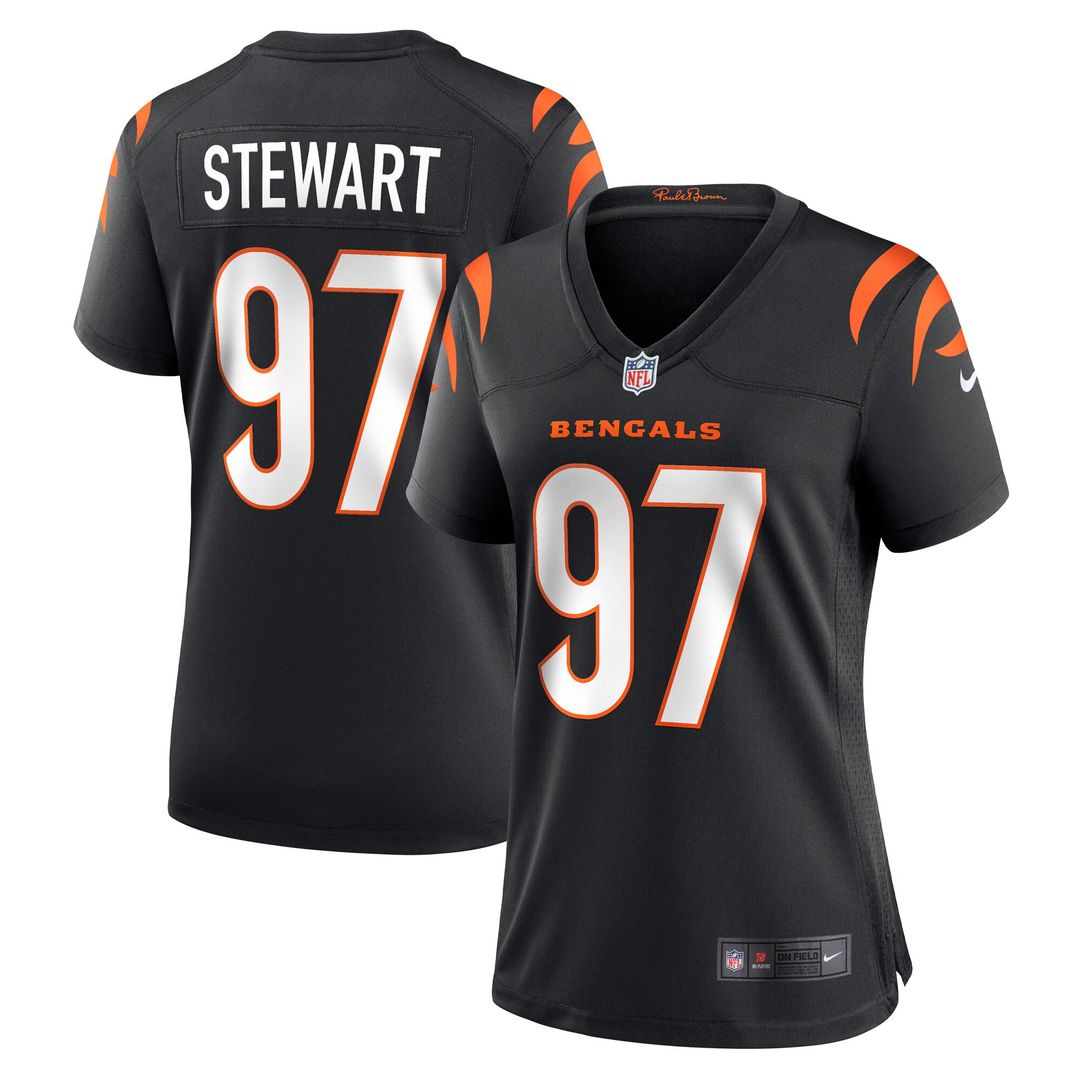 Shemar Stewart Cincinnati Bengals Nike Women's Team Game Jersey - Black Official NFL Team Apparel Football Fan Gear