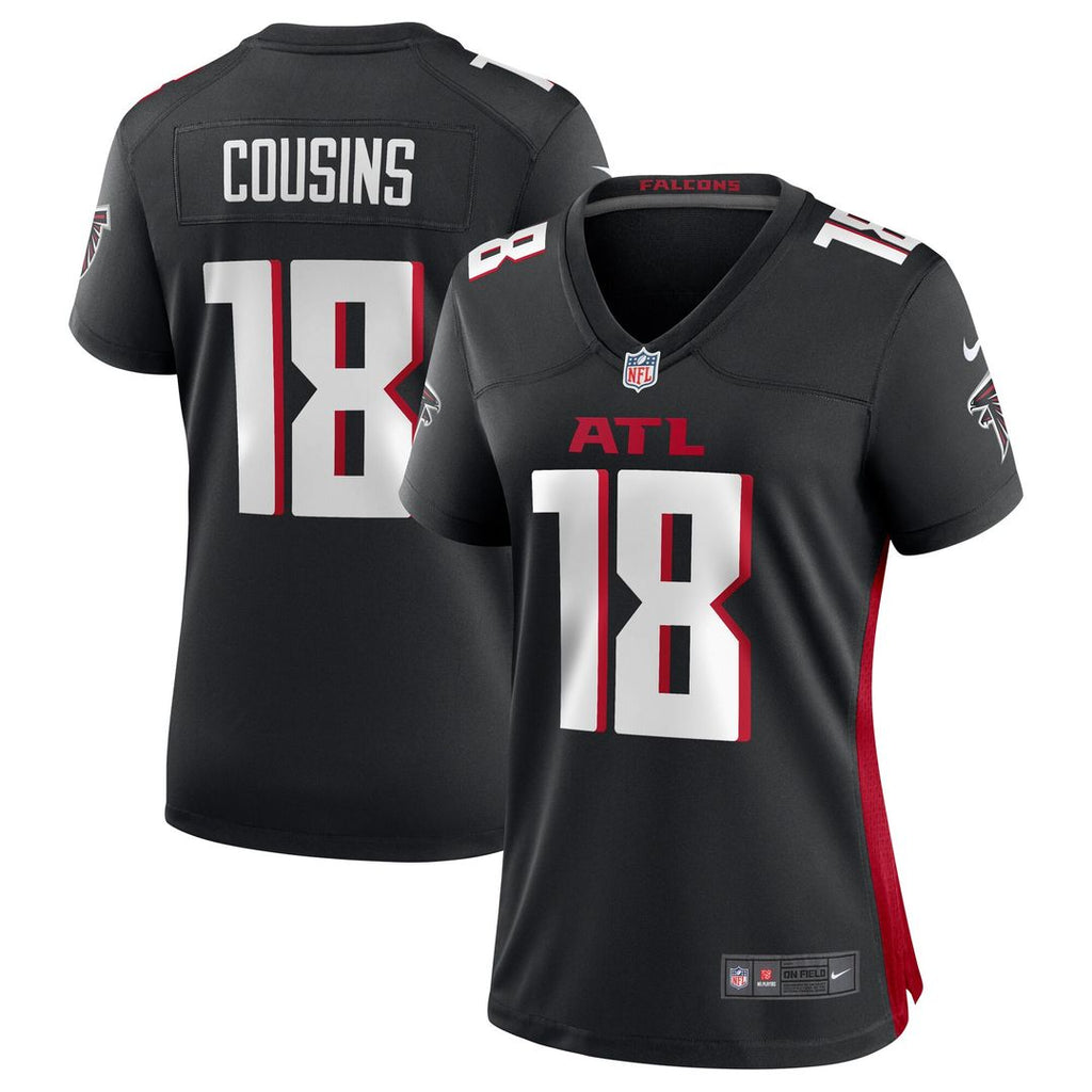 Kirk Cousins Atlanta Falcons Nike Women's Game Player Jersey - Black Official NFL Team Apparel Football Fan Gear