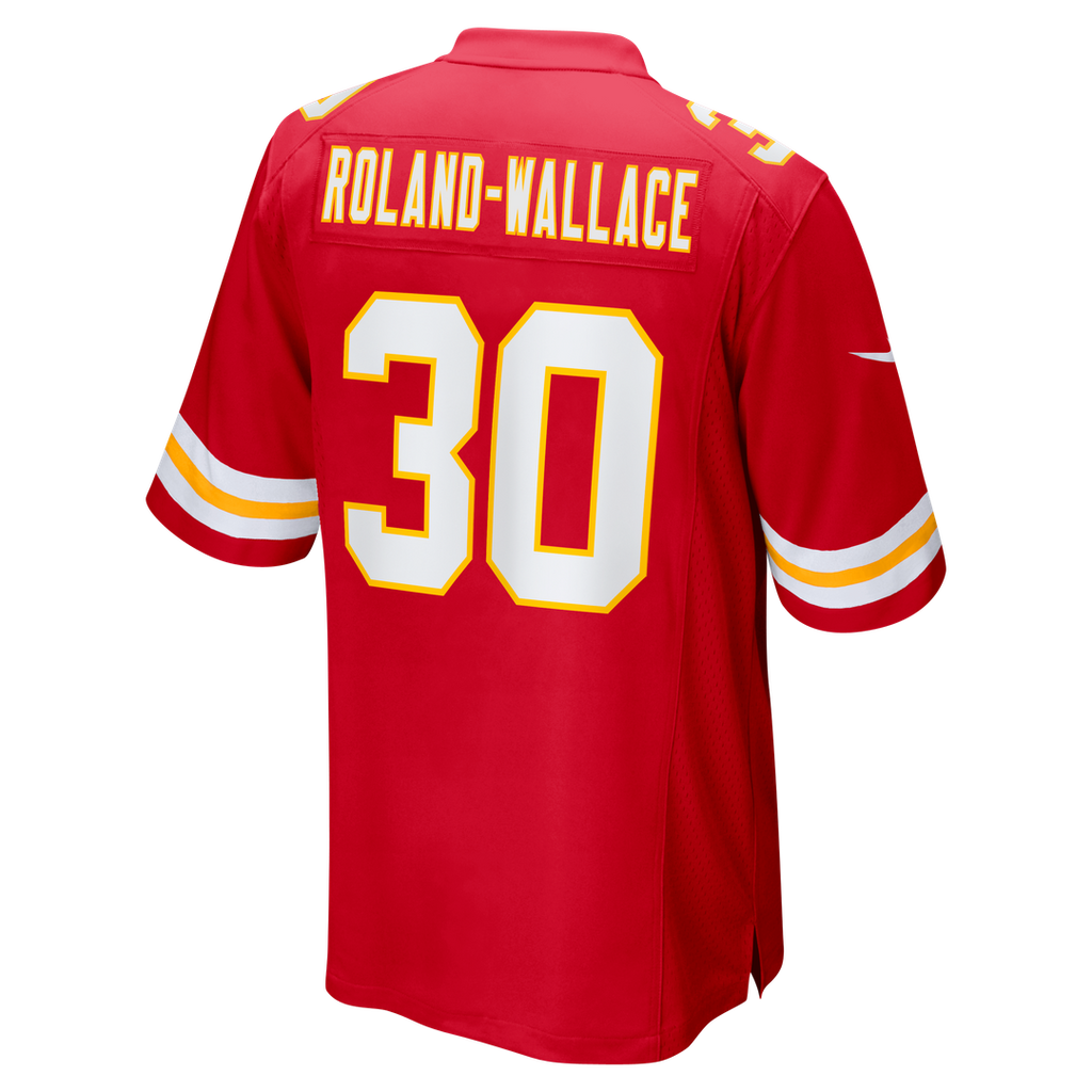 Chris Roland-Wallace Kansas City Chiefs Nike Game Jersey - Red Official NFL Team Apparel Football Fan Gear