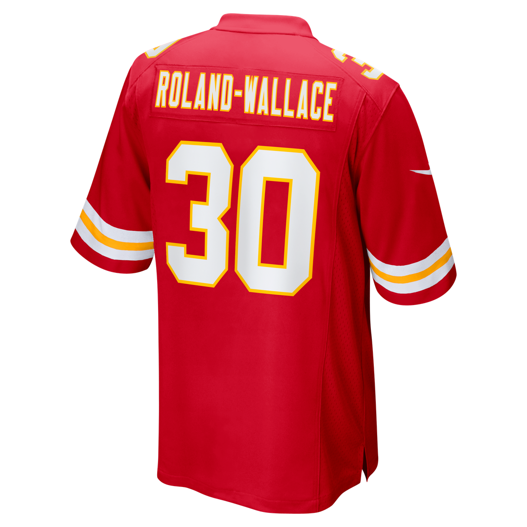 Chris Roland-Wallace Kansas City Chiefs Nike Game Jersey - Red Official NFL Team Apparel Football Fan Gear