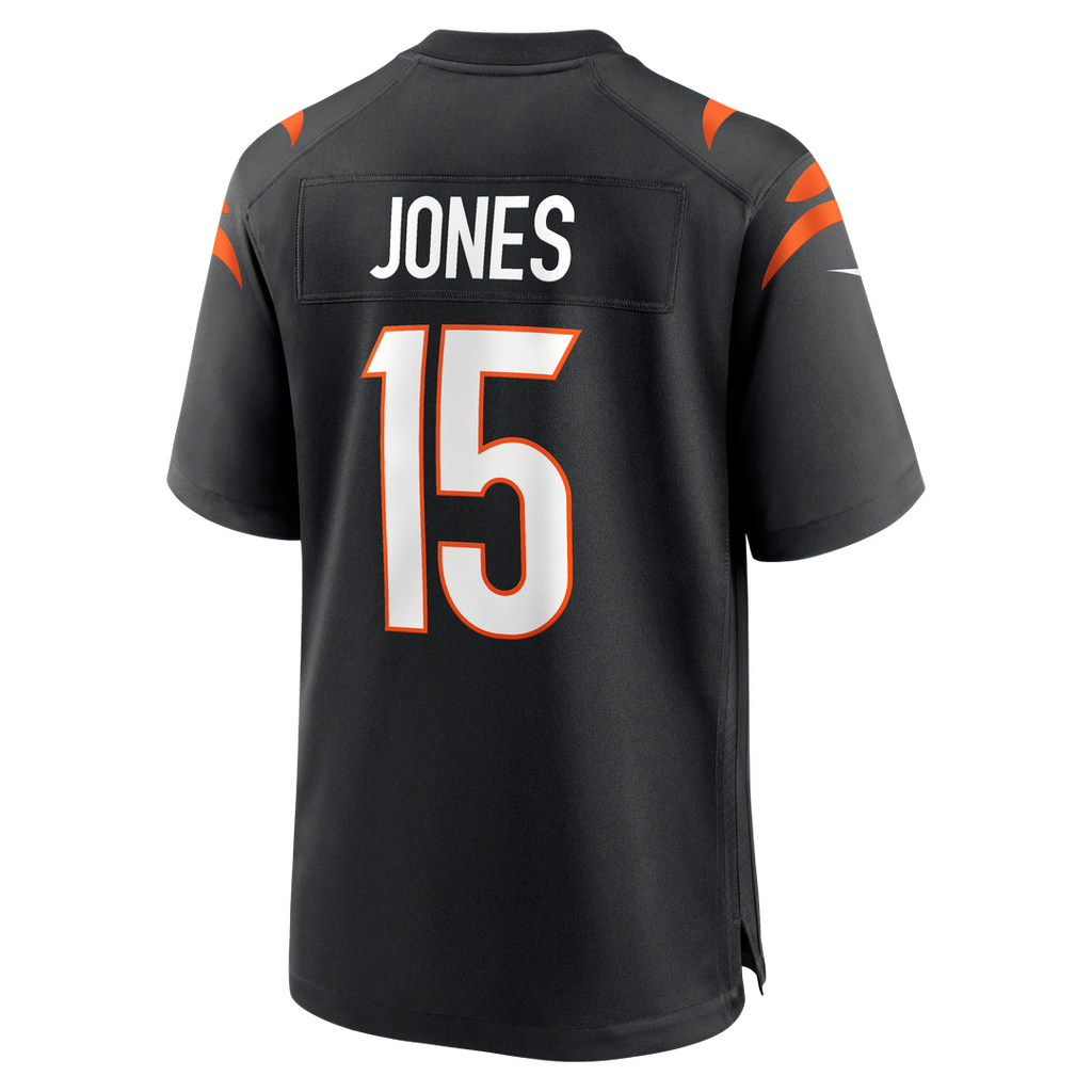 Charlie Jones Cincinnati Bengals Nike Team Game Jersey - Black Official NFL Team Apparel Football Fan Gear