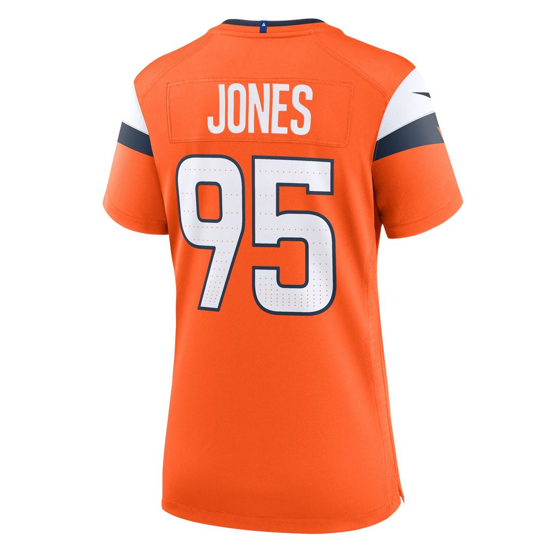 Sai'vion Jones Denver Broncos Nike Women's Team Game Jersey - Orange Official NFL Team Apparel Football Fan Gear