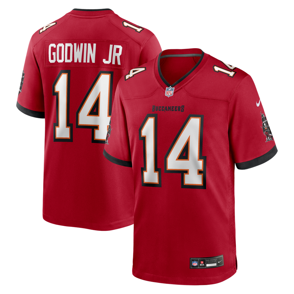 Chris Godwin Jr. Tampa Bay Buccaneers Nike Game Player Jersey - Red Official NFL Team Apparel Football Fan Gear