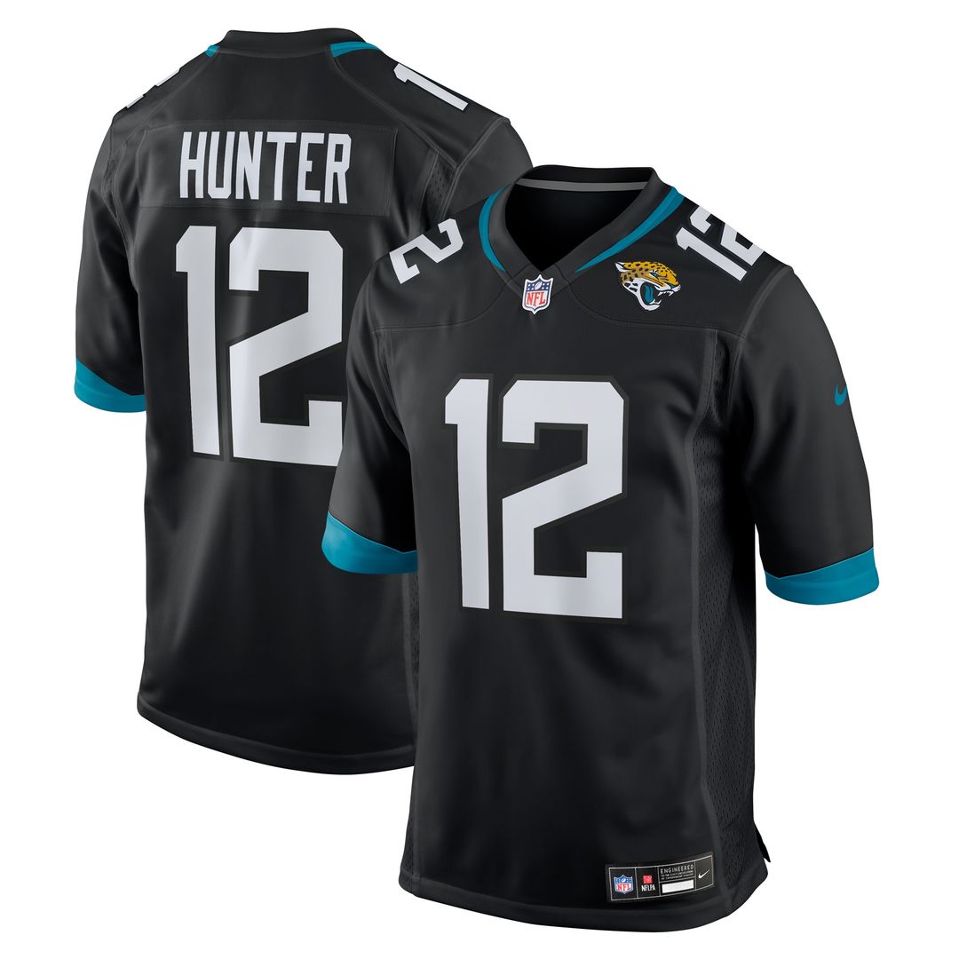 Travis Hunter Jacksonville Jaguars Nike Alternate Game Jersey - Black Official NFL Team Apparel Football Fan Gear