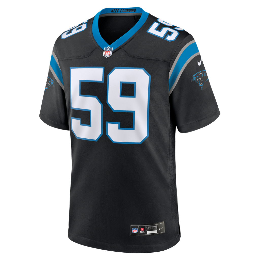 Luke Kuechly Carolina Panthers Nike Team Game Jersey - Black Official NFL Team Apparel Football Fan Gear