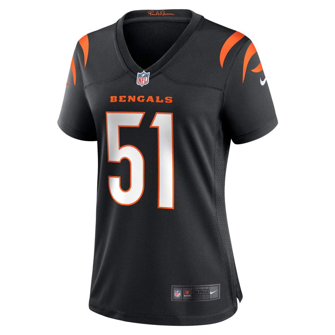 Isaiah Foskey Cincinnati Bengals Nike Women's Team Game Jersey - Black Official NFL Team Apparel Football Fan Gear