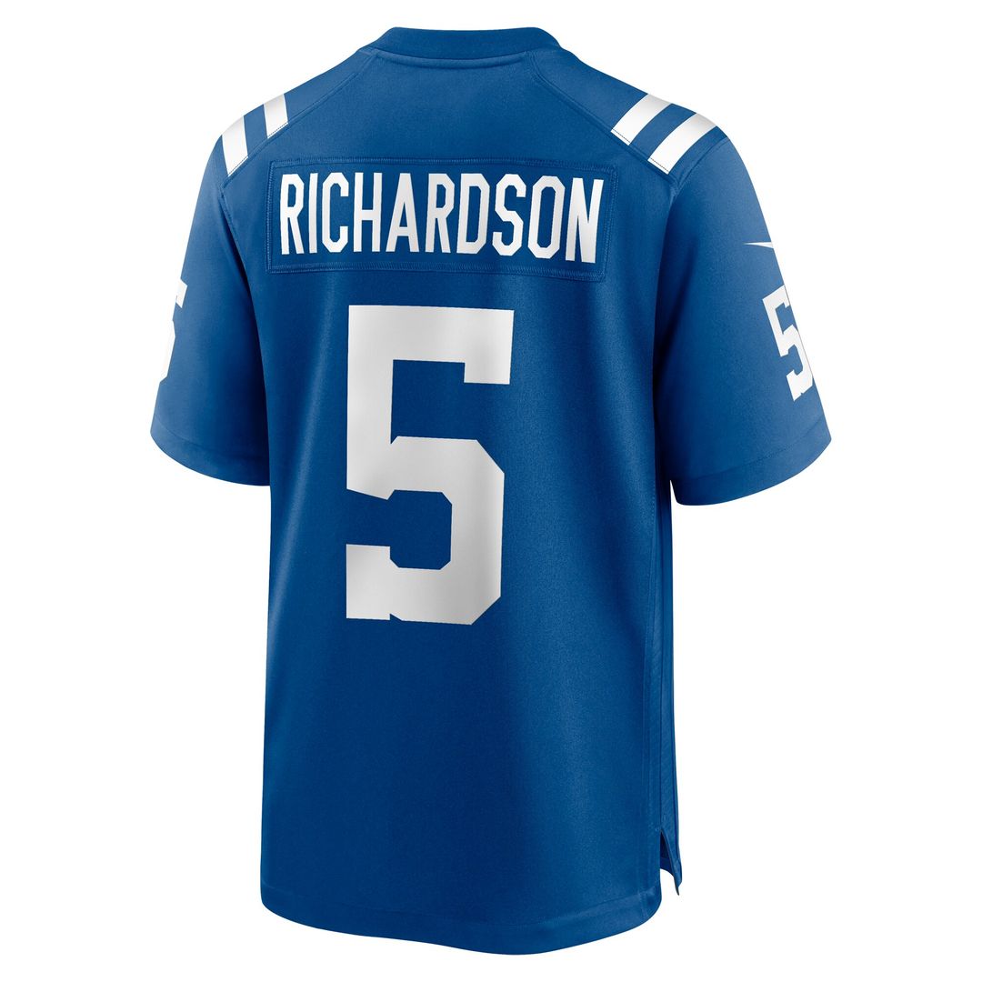 Anthony Richardson Sr. Indianapolis Colts Nike Youth Game Jersey - Royal Official NFL Team Apparel Football Fan Gear