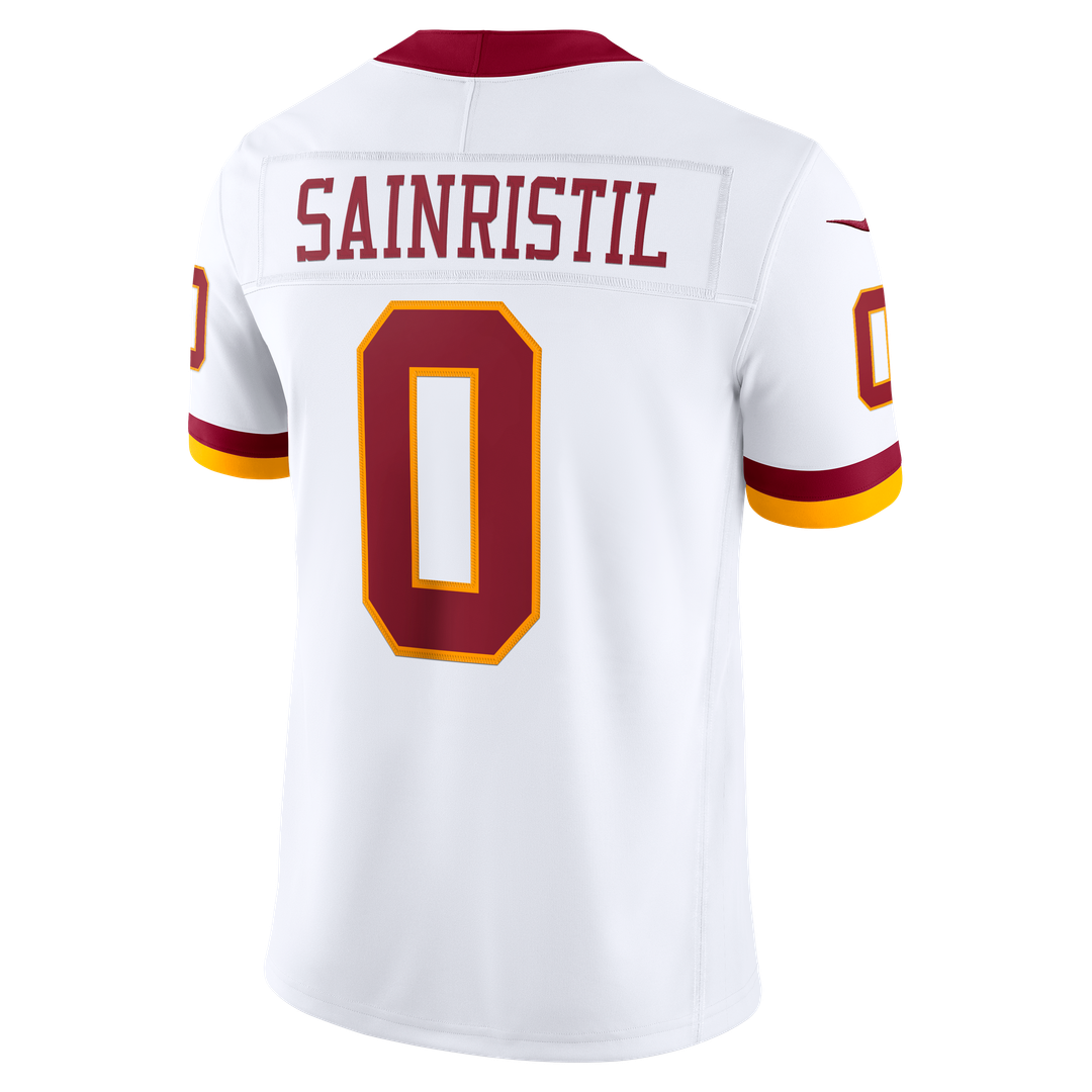 Mike Sainristil Washington Commanders Nike Vapor F.U.S.E. Stitched Limited Jersey - White Official NFL Team Apparel Football Fan Gear