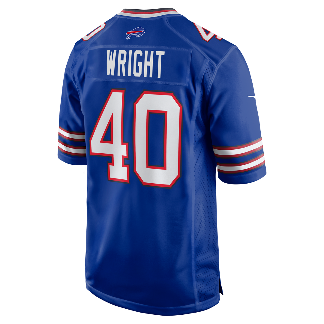 Matthew Wright Buffalo Bills Nike Team Game Jersey - Royal Official NFL Team Apparel Football Fan Gear