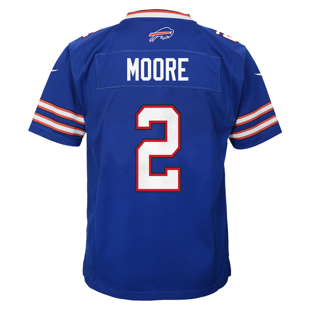 D.J. Moore Buffalo Bills Nike Youth Game Jersey - Blue Official NFL Team Apparel Football Fan Gear