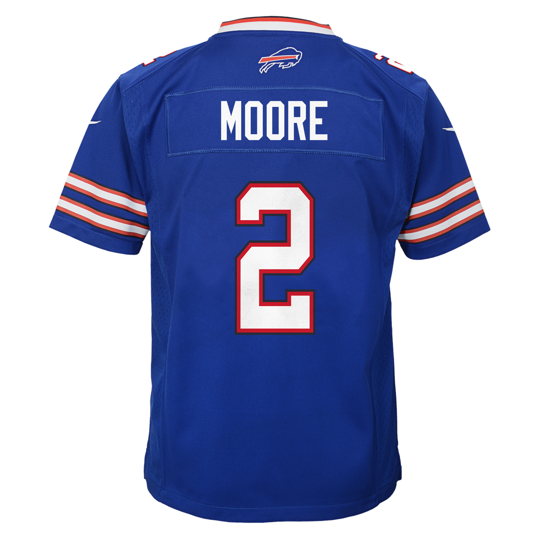 D.J. Moore Buffalo Bills Nike Youth Game Jersey - Blue Official NFL Team Apparel Football Fan Gear