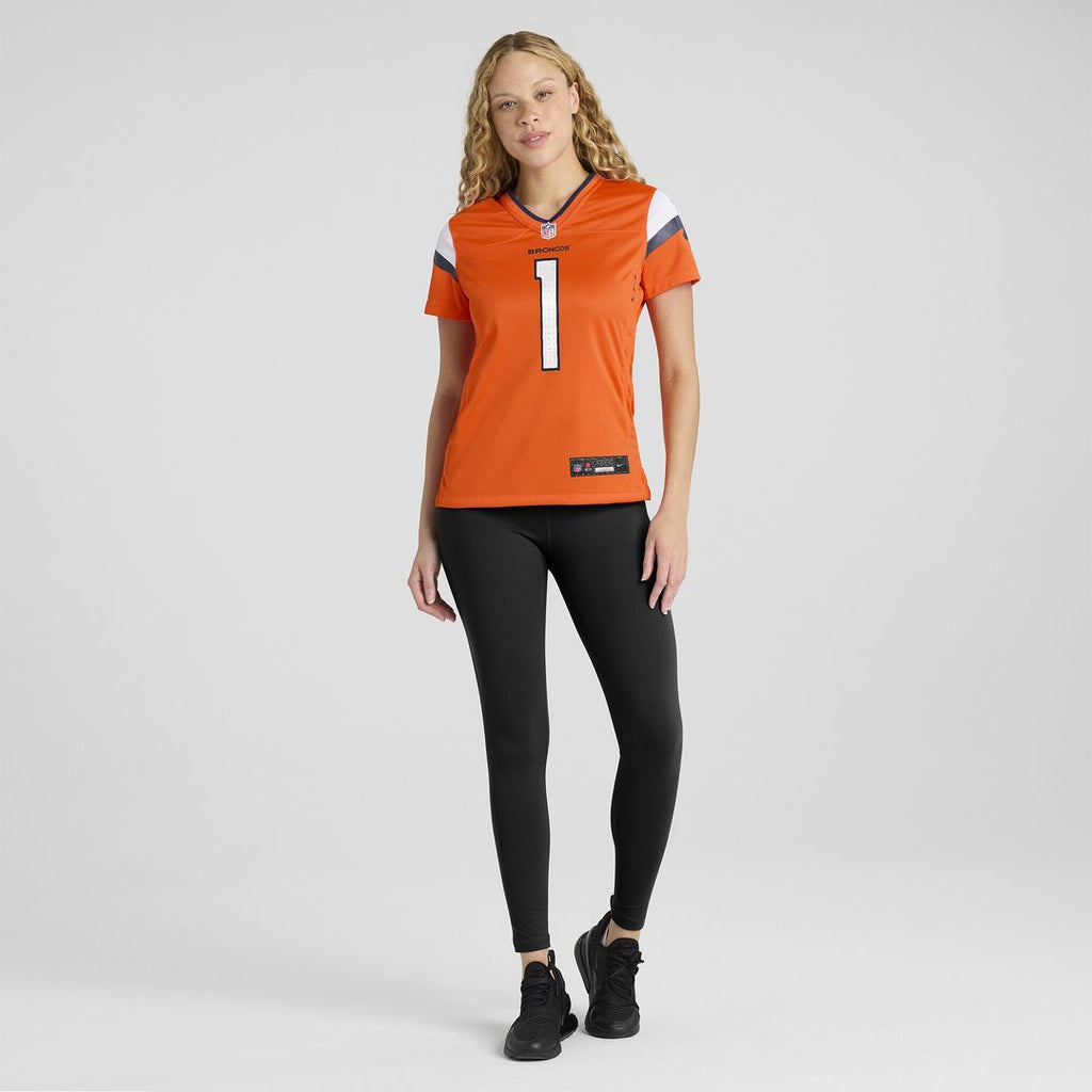 Evan Engram Denver Broncos Nike Women's Team Game Jersey - Orange Official NFL Team Apparel Football Fan Gear