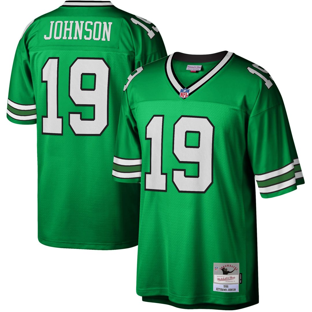 Keyshawn Johnson New York Jets Mitchell & Ness Legacy Replica Jersey - Green Official NFL Team Apparel Football Fan Gear
