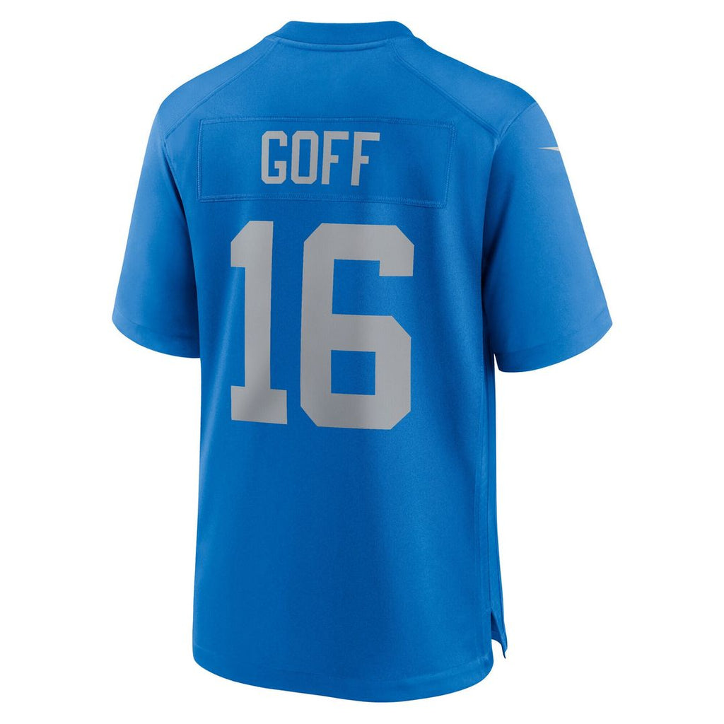 Jared Goff Detroit Lions Nike Alternate Game Jersey - Blue Official NFL Team Apparel Football Fan Gear