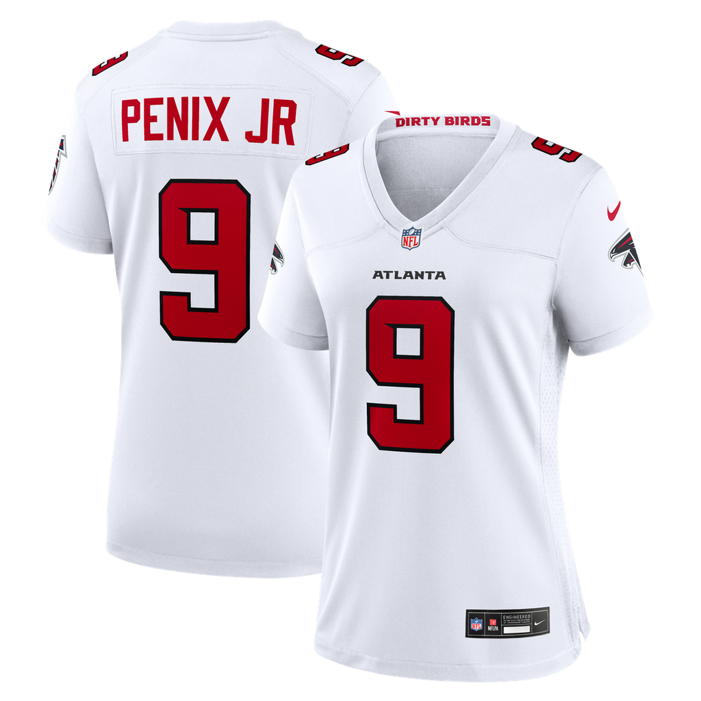 Michael Penix Jr. Atlanta Falcons Nike Women's Game Jersey - White Official NFL Team Apparel Football Fan Gear