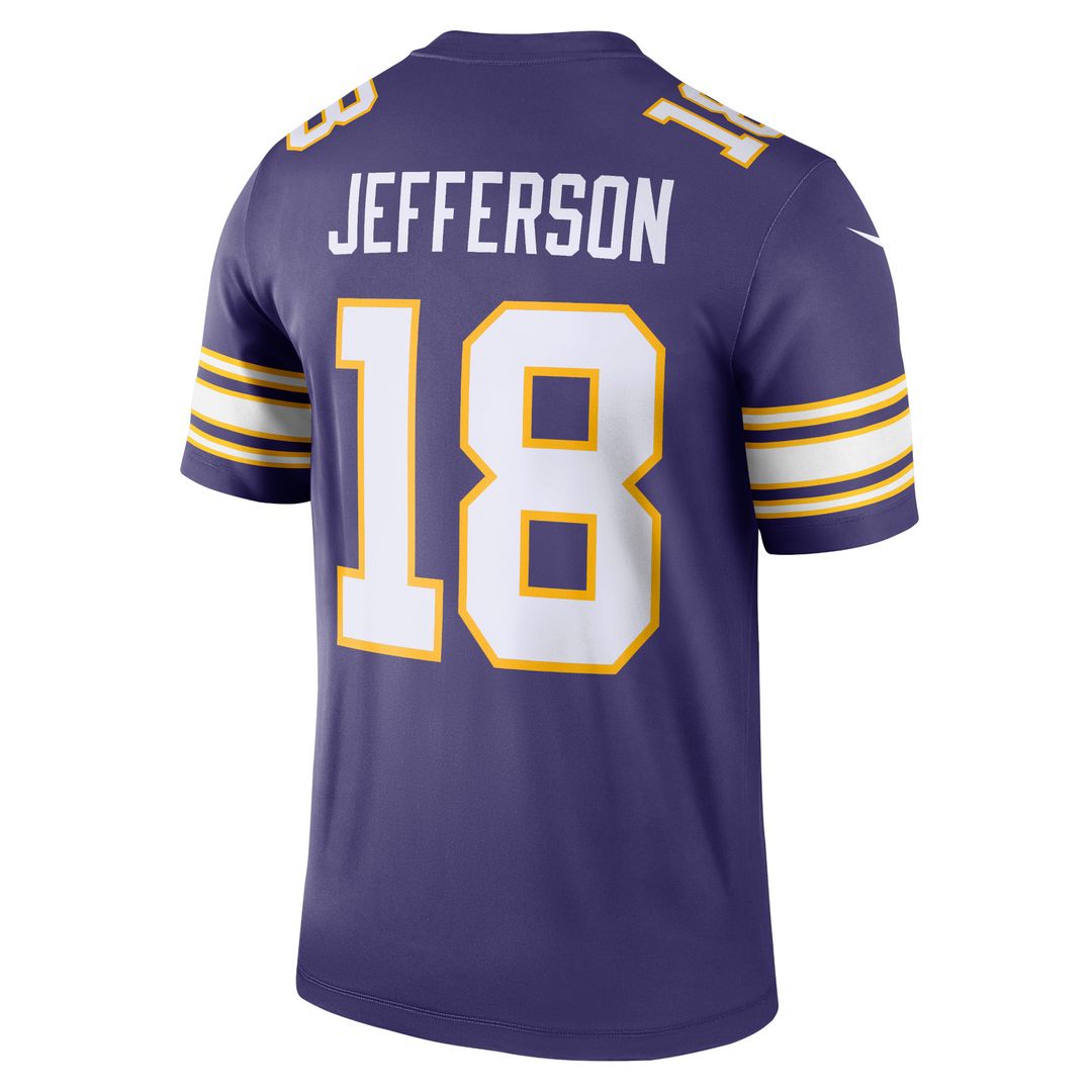 Justin Jefferson Minnesota Vikings Nike Legend Player Performance Top - Purple NFL Fan Gear Popular Style