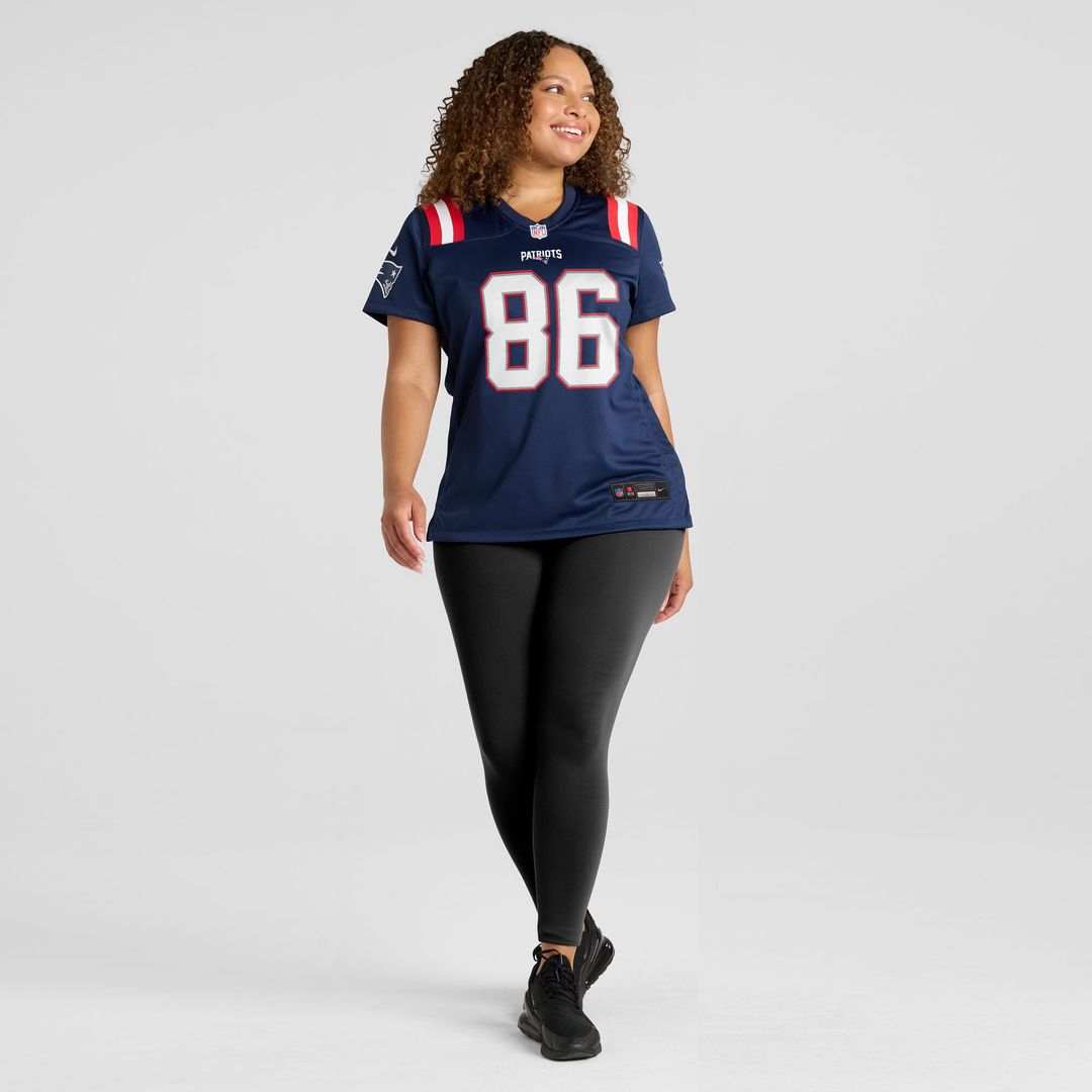 Efton Chism III New England Patriots Nike Women's Team Game Jersey - Navy Official NFL Team Apparel Football Fan Gear