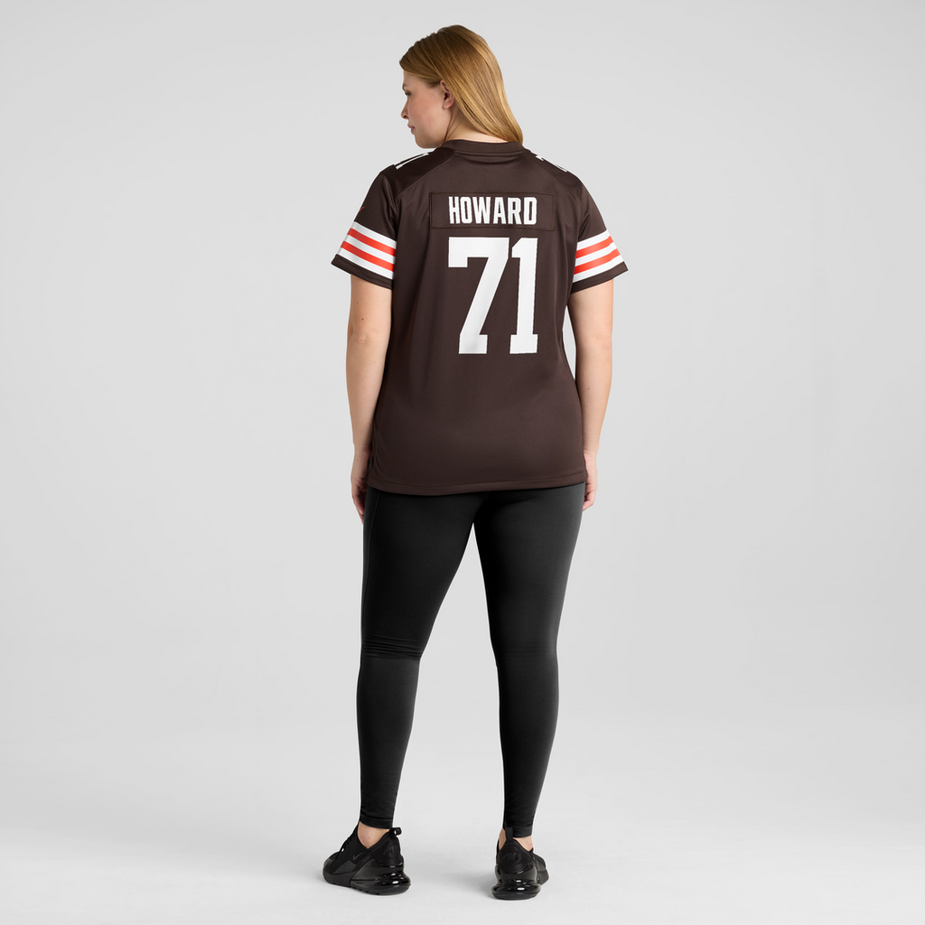 Tytus Howard Cleveland Browns Nike Women's Team Game Jersey - Brown Official NFL Team Apparel Football Fan Gear