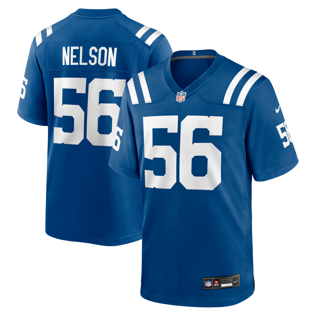 Quenton Nelson Indianapolis Colts Nike Game Player Jersey - Royal Official NFL Team Apparel Football Fan Gear