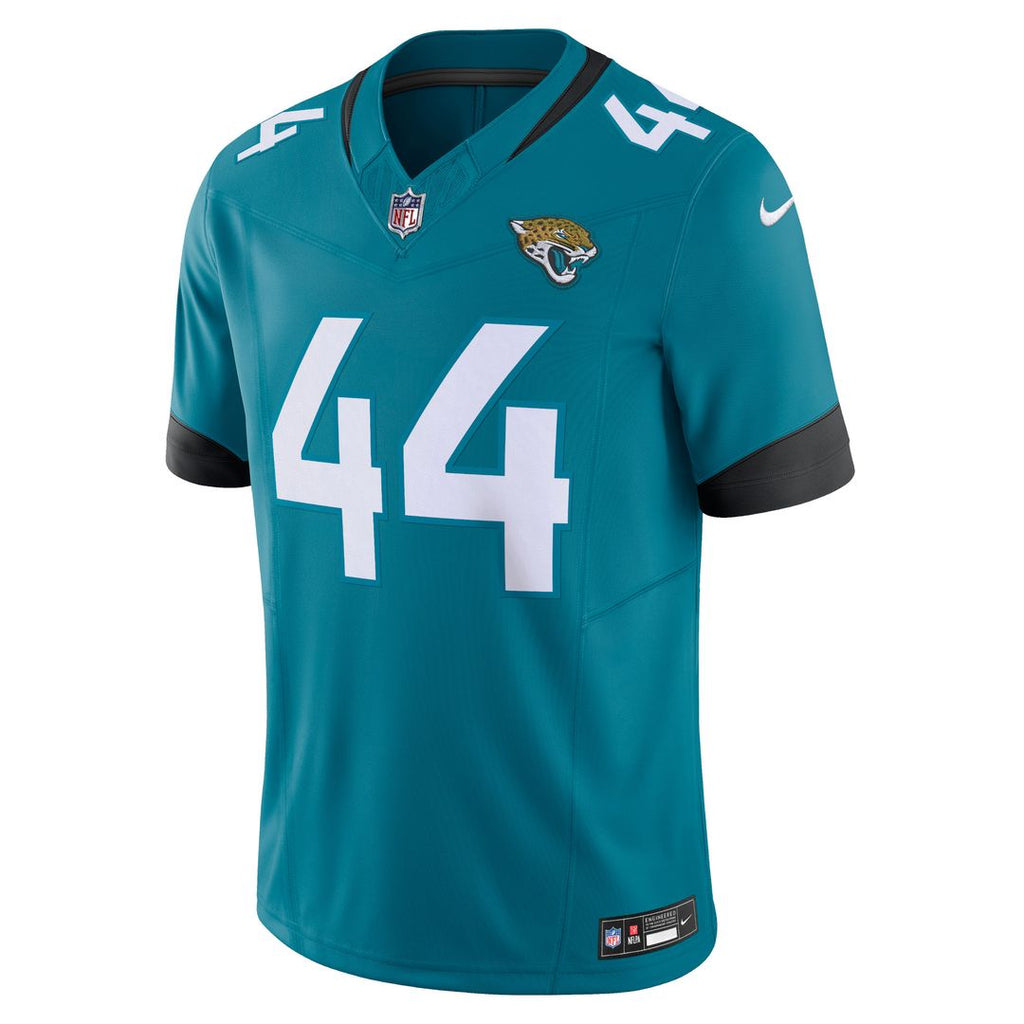 Travon Walker Jacksonville Jaguars Nike Vapor F.U.S.E. Limited Jersey - Teal Official NFL Team Apparel Football Fan Gear