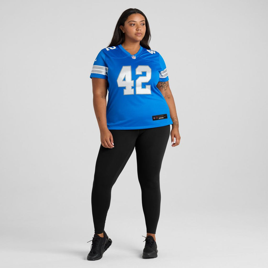Jalen Reeves-Maybin Detroit Lions Nike Women's Team Game Jersey - Blue Official NFL Team Apparel Football Fan Gear