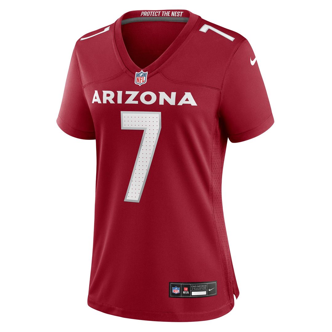 Kyzir White Arizona Cardinals Nike Women's Team Game Jersey - Cardinal Official NFL Team Apparel Football Fan Gear