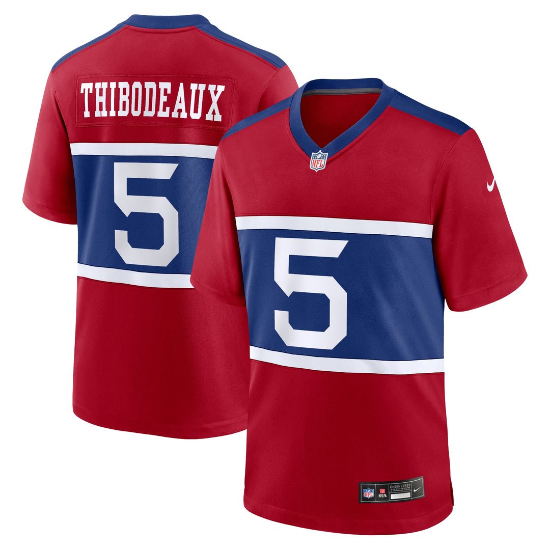 Kayvon Thibodeaux New York Giants Nike Alternate Player Game Jersey - Century Red Official NFL Team Apparel Football Fan Gear