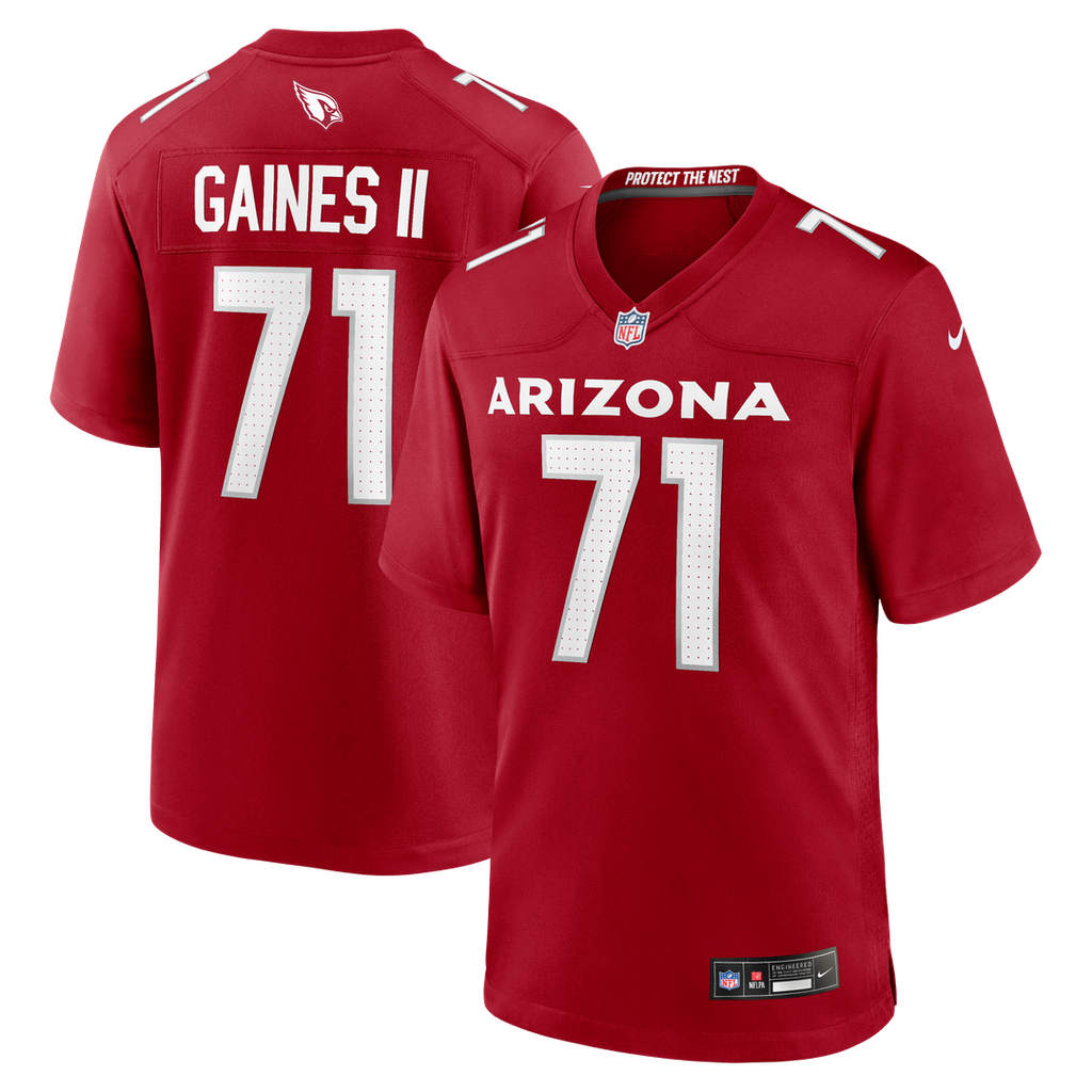 Jon Gaines II Arizona Cardinals Nike Team Game Jersey - Cardinal Official NFL Team Apparel Football Fan Gear