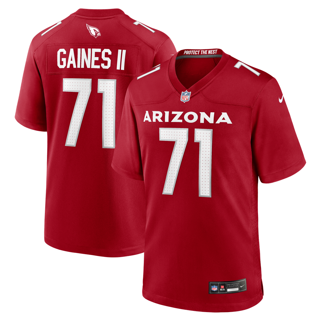 Jon Gaines II Arizona Cardinals Nike Team Game Jersey - Cardinal Official NFL Team Apparel Football Fan Gear