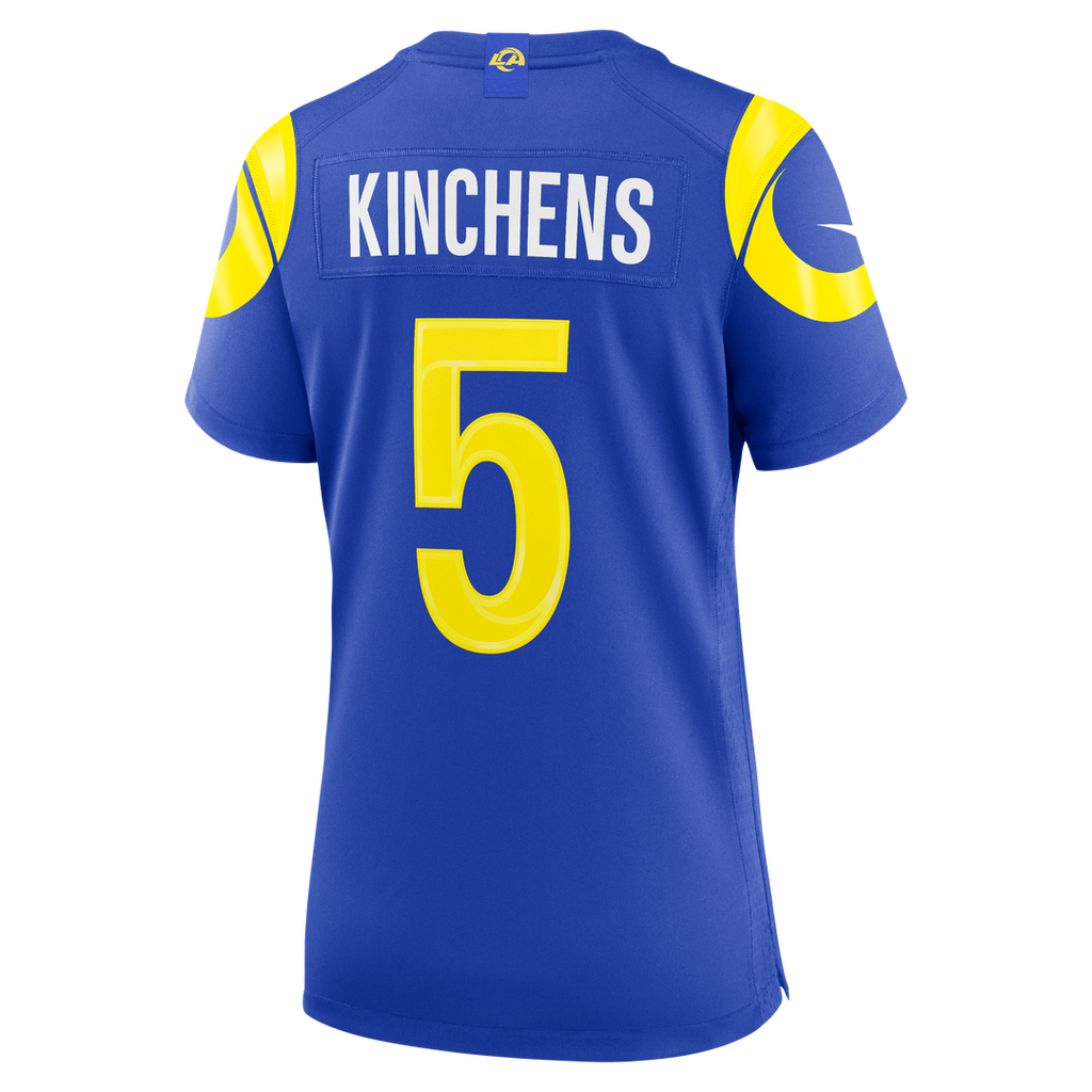 Kamren Kinchens Los Angeles Rams Nike Women's Team Game Jersey - Royal Official NFL Team Apparel Football Fan Gear