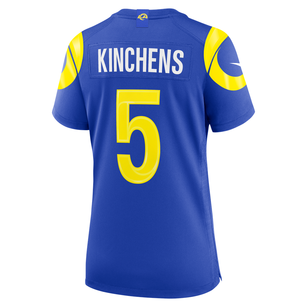 Kamren Kinchens Los Angeles Rams Nike Women's Team Game Jersey - Royal Official NFL Team Apparel Football Fan Gear