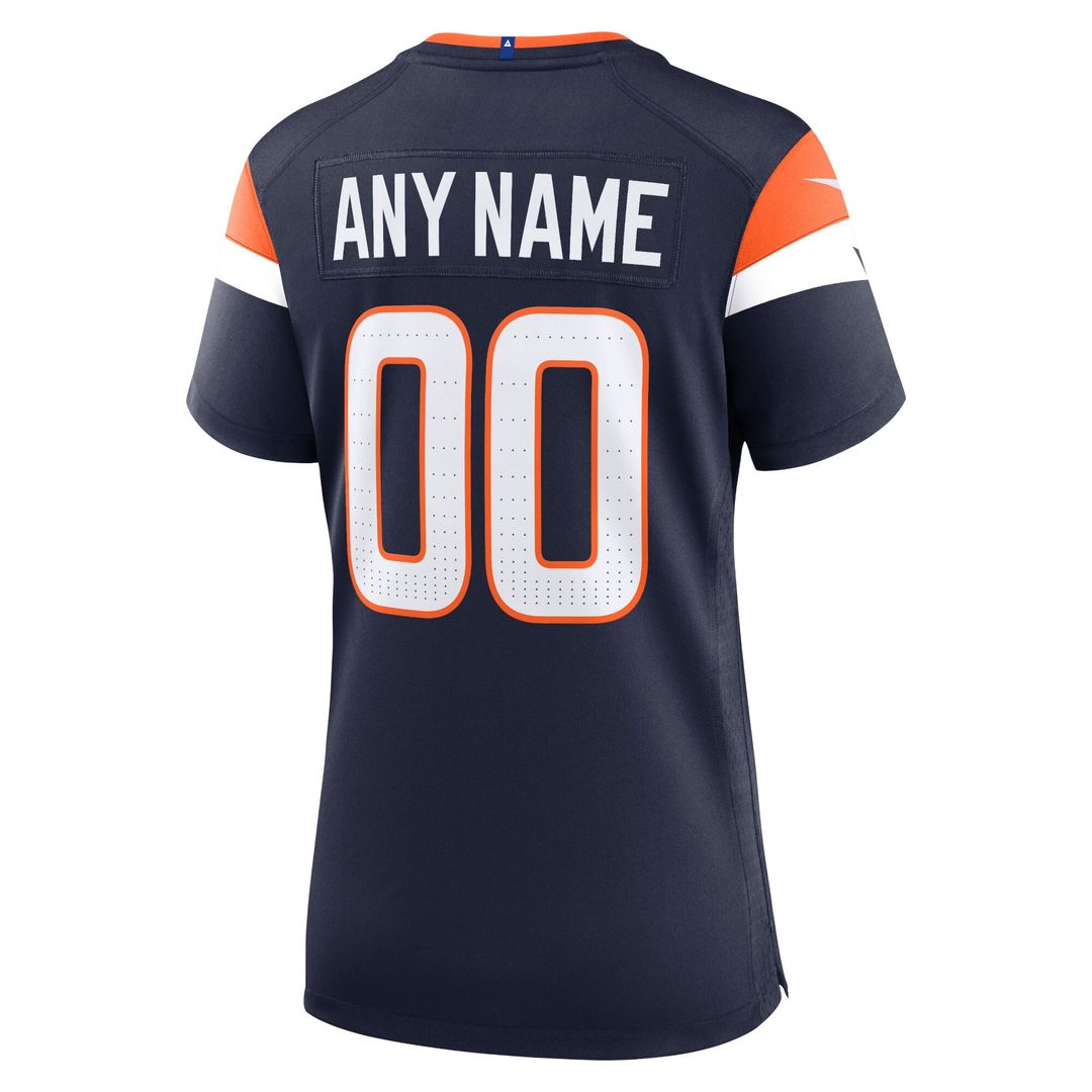 Denver Broncos Nike Women's Custom Game Jersey - White Official NFL Team Apparel Football Fan Gear