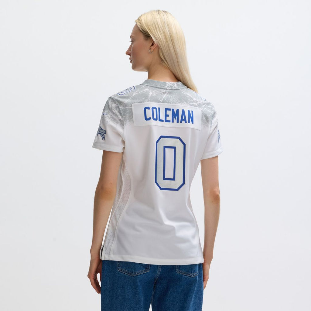 Keon Coleman Buffalo Bills Nike Women's 2025 Rivalries Collection Game Jersey - White Official NFL Team Apparel Football Fan Gear