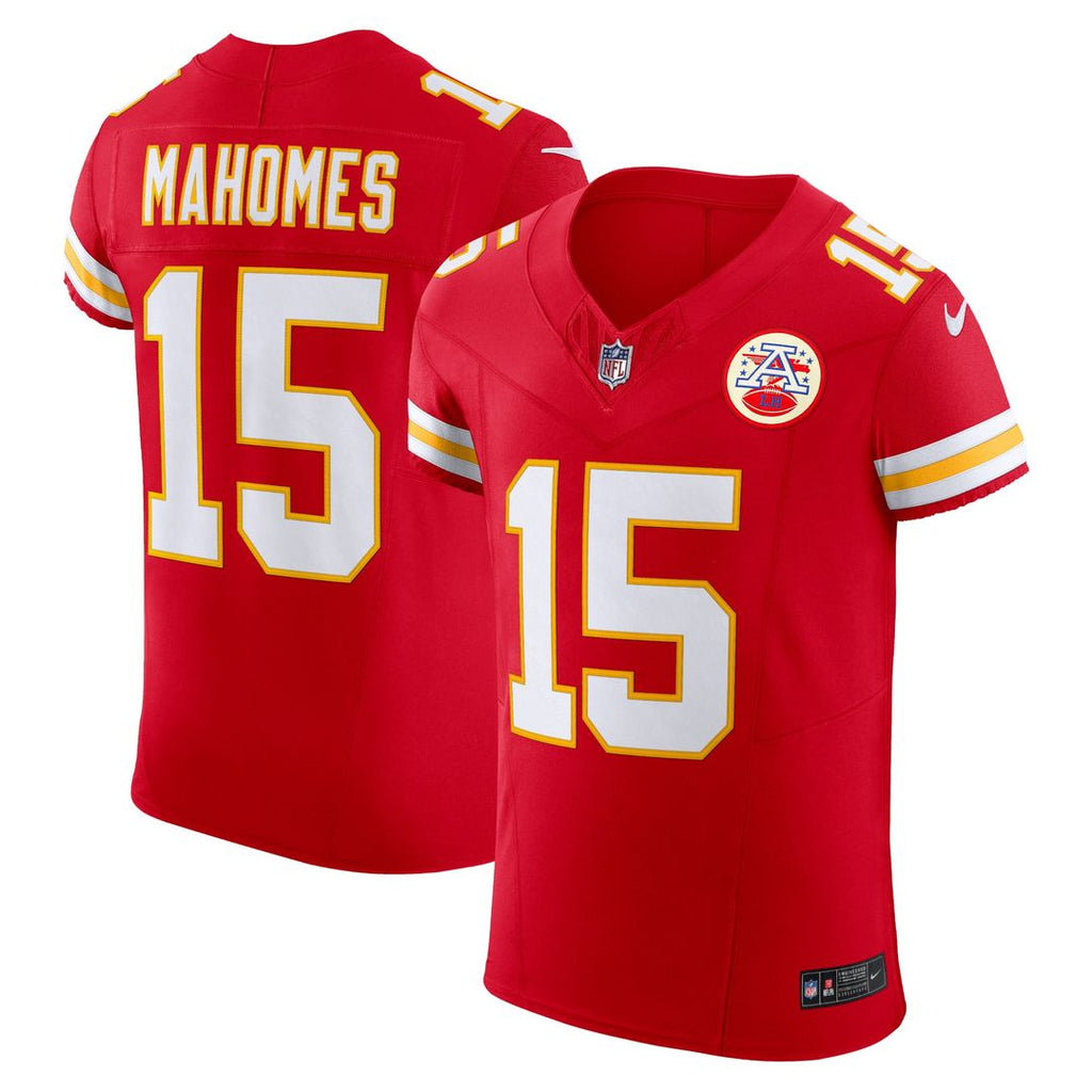 Patrick Mahomes Kansas City Chiefs Nike Vapor F.U.S.E. Elite Jersey - Red Official NFL Team Apparel Football Fan Gear