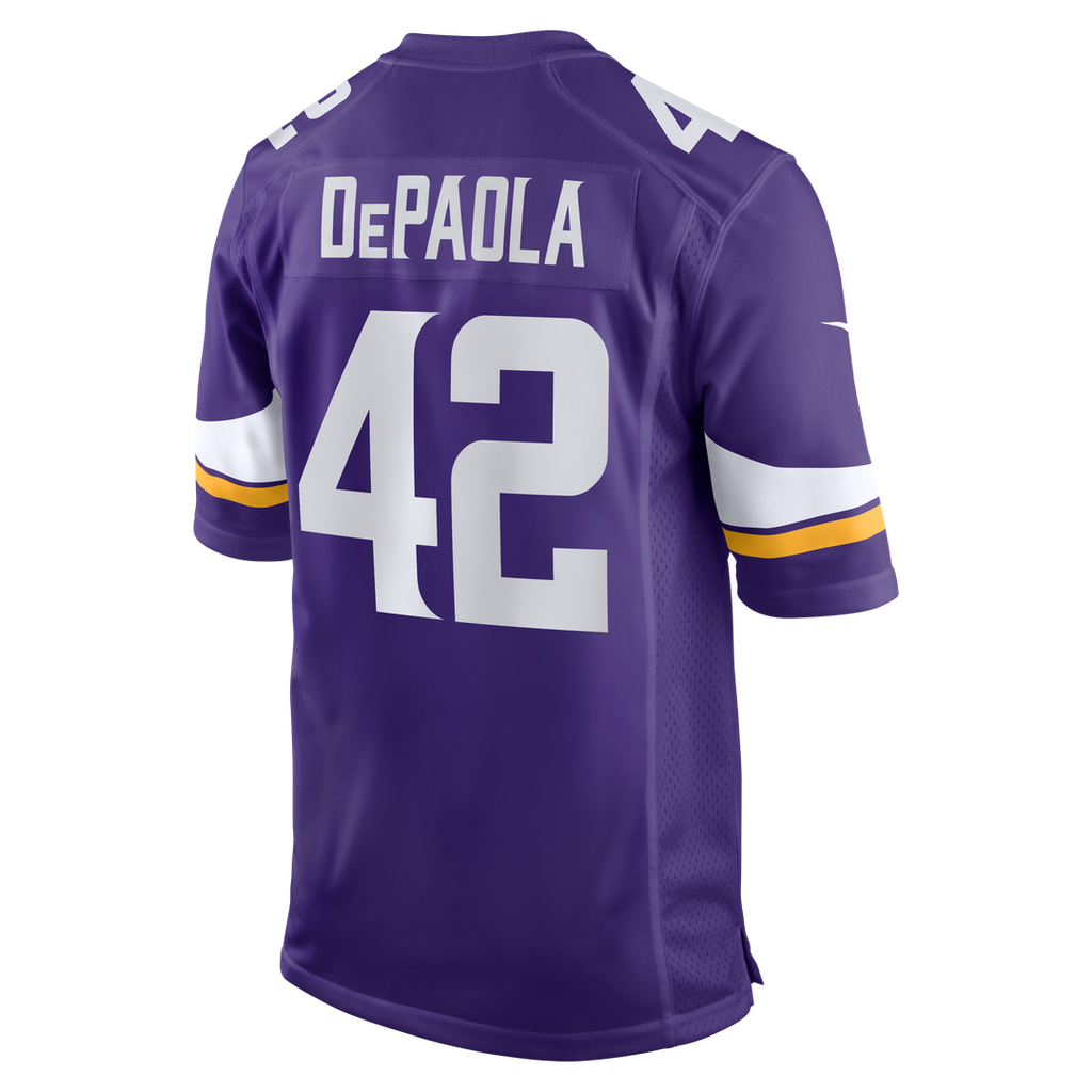 Andrew DePaola Minnesota Vikings Nike Game Jersey - Purple Official NFL Team Apparel Football Fan Gear