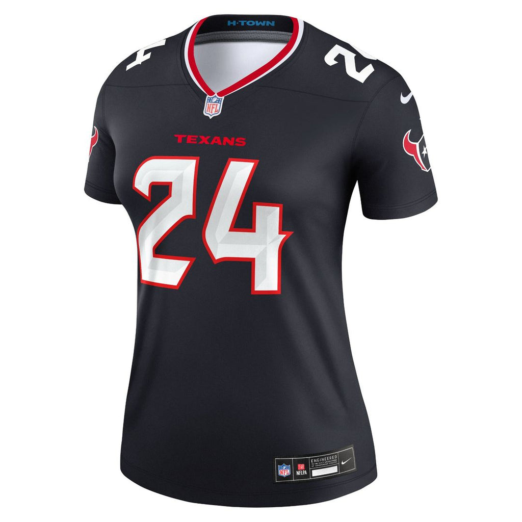 Derek Stingley Jr. Houston Texans Nike Women's Legend Player Performance Top - Navy NFL Fan Gear Popular Style