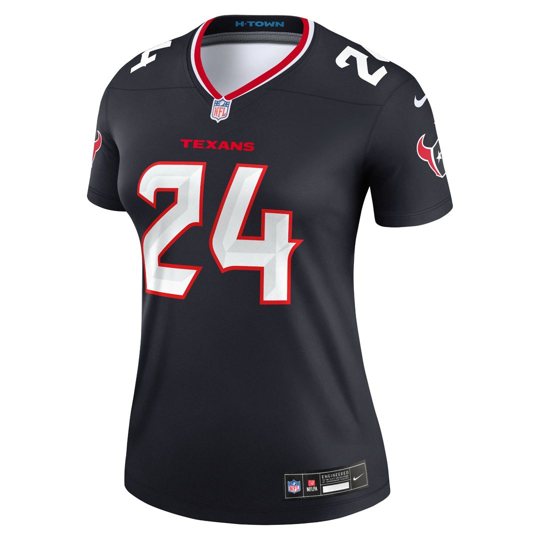 Derek Stingley Jr. Houston Texans Nike Women's Legend Player Performance Top - Navy NFL Fan Gear Popular Style