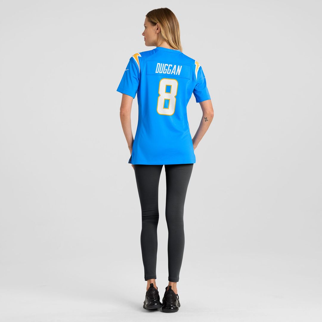 Max Duggan Los Angeles Chargers Nike Women's Team Game Jersey - Powder Blue Official NFL Team Apparel Football Fan Gear