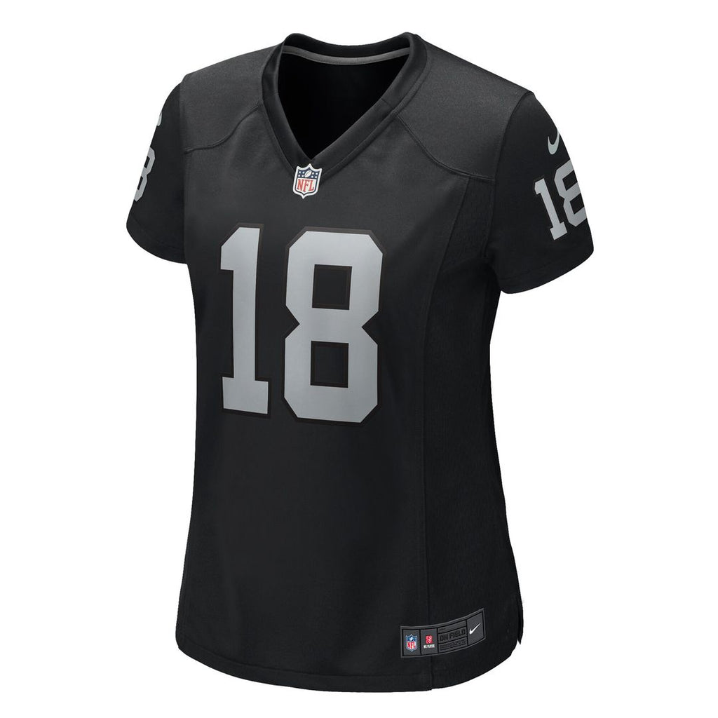 Jack Jones Las Vegas Raiders Nike Women's Game Jersey - Black Official NFL Team Apparel Football Fan Gear
