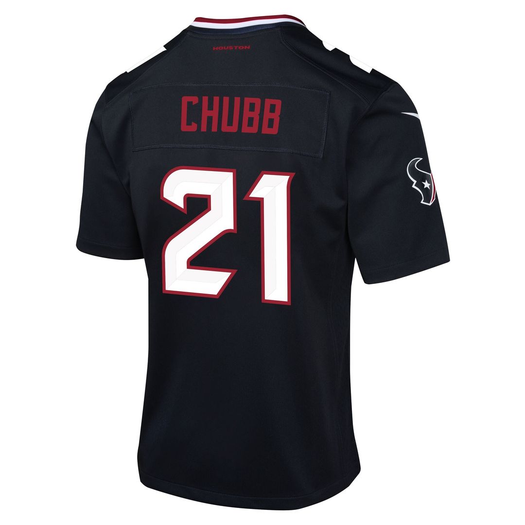 Nick Chubb Houston Texans Nike Youth Team Game Jersey - Navy Official NFL Team Apparel Football Fan Gear