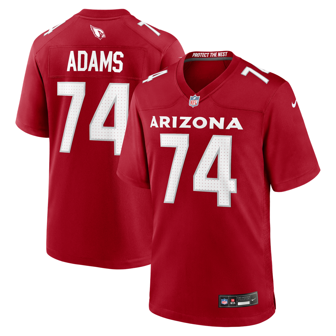 Isaiah Adams Arizona Cardinals Nike Team Game Jersey - Cardinal Official NFL Team Apparel Football Fan Gear